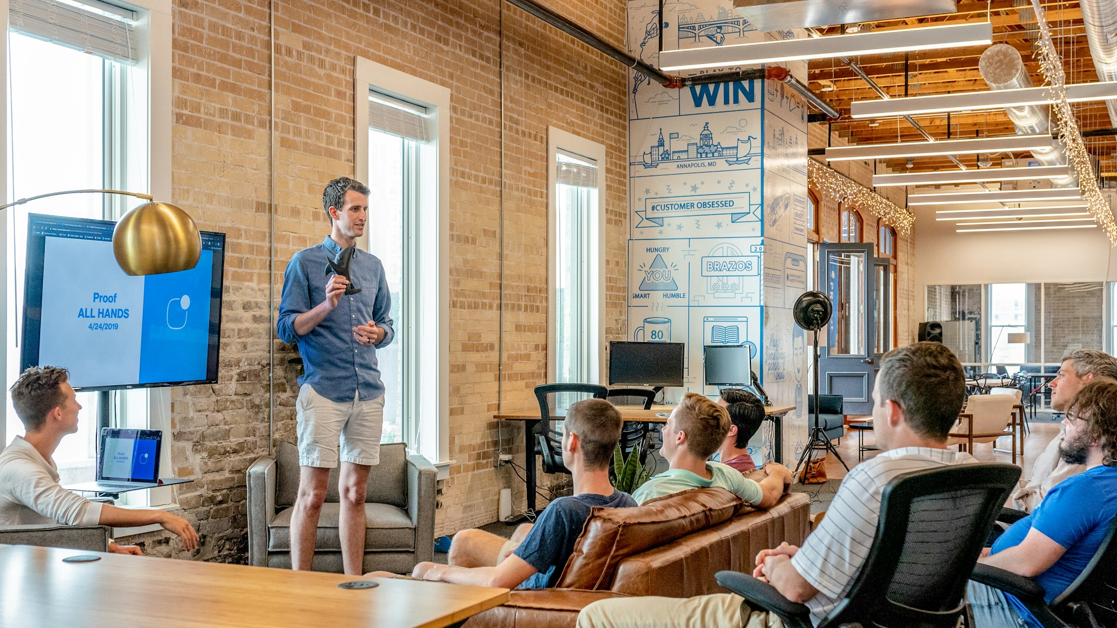 Business leaders in a strategy meeting